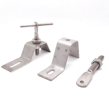 A2/A4 stainless steel solar panel z bracket for fixing system marble angle